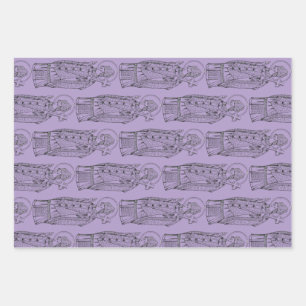 Saint Deiniol Abbot and Bishop Wrapping Paper Sheets