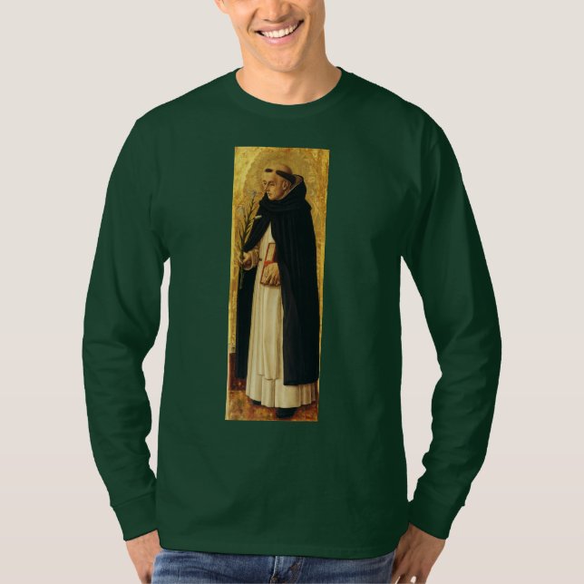 Saint Dominic by Carlo Crivelli T-Shirt (Front)