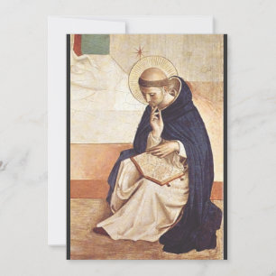 Saint Dominic by Fra Angelico Renaissance Fine Art Holiday Card