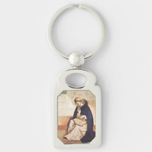Saint Dominic by Fra Angelico Renaissance Fine Art Keychain