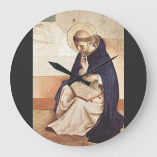 Saint Dominic by Fra Angelico Renaissance Fine Art Large Clock