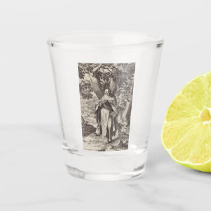 Saint Dominic Castilian Catholic priest Shot Glass