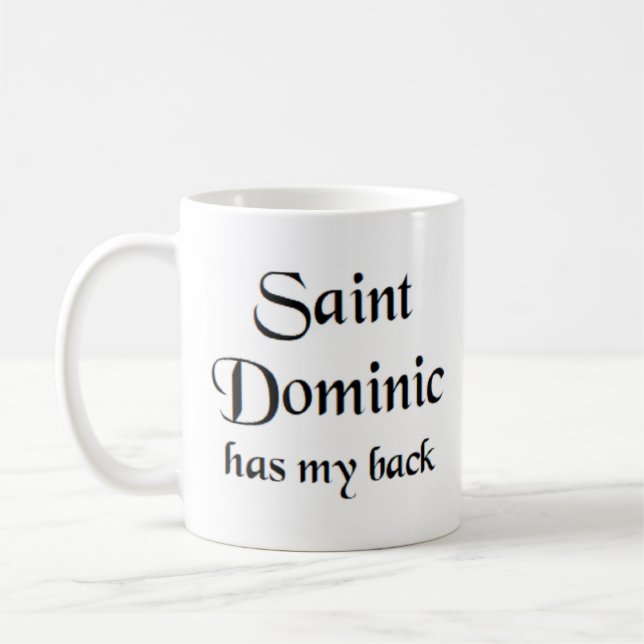 saint dominic coffee mug (Left)