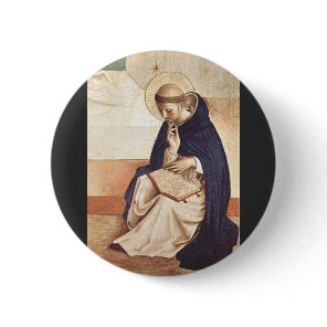 Saint Dominic de Guzman by Fra Angelico Button