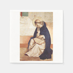 Saint Dominic de Guzman by Fra Angelico Napkins
