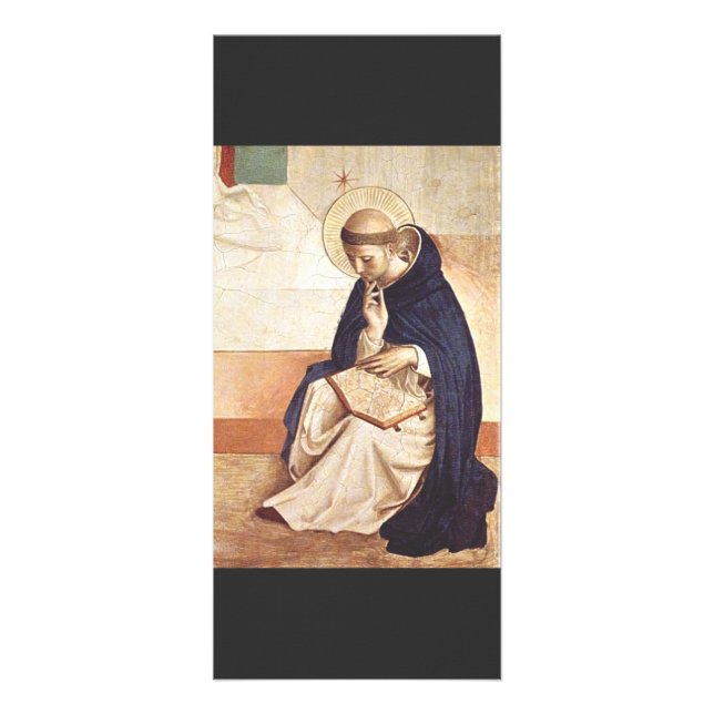 Saint Dominic de Guzman by Fra Angelico Rack Card (Front)