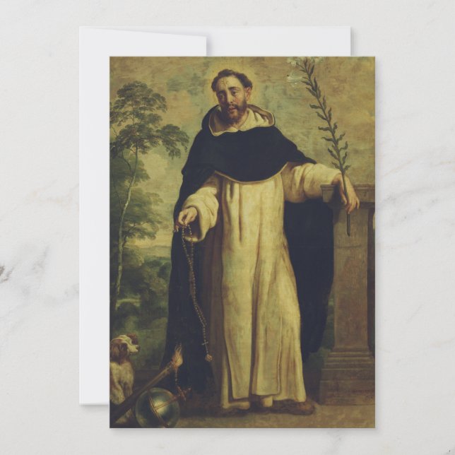 Saint Dominic de Guzman Invitation (Front)