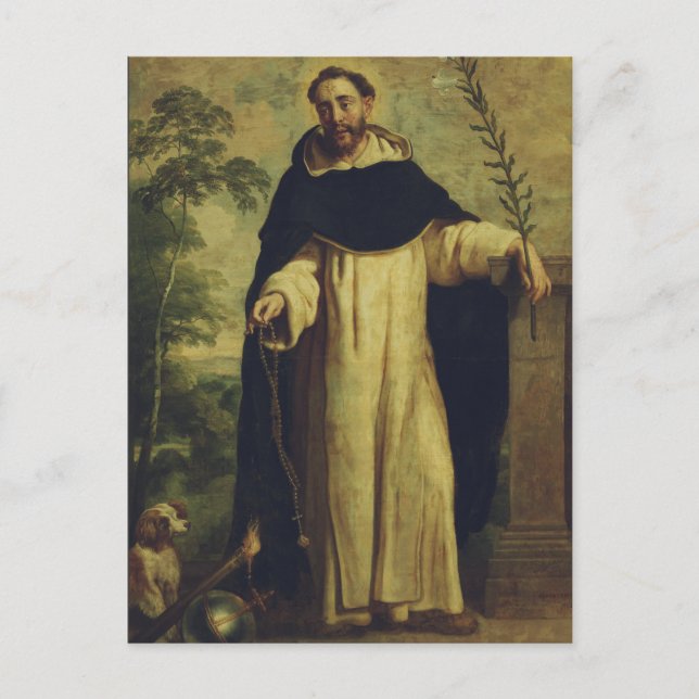 Saint Dominic de Guzman Postcard (Front)