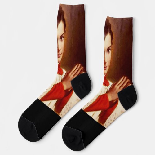 Saint Dominic Savio Socks