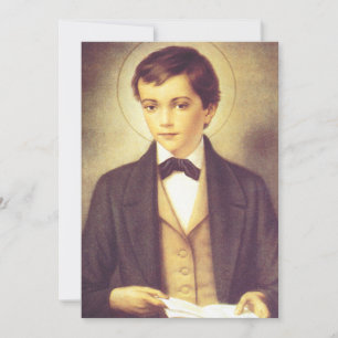 Saint Dominic Savio student of John Bosco Holiday Card