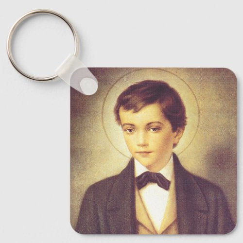 Saint Dominic Savio student of John Bosco Keychain