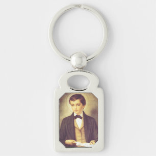 Saint Dominic Savio student of John Bosco Keychain
