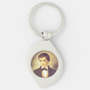 Saint Dominic Savio student of John Bosco Keychain