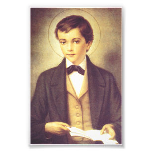 Saint Dominic Savio student of John Bosco Photo Print