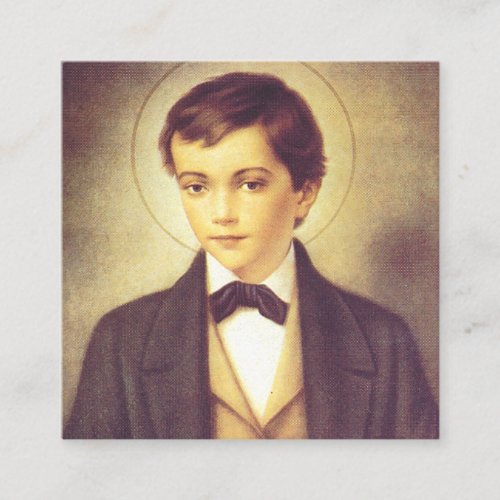 Saint Dominic Savio student of John Bosco Square Business Card