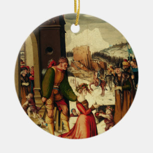 Saint  Dorothy of Caesarea Ceramic Ornament