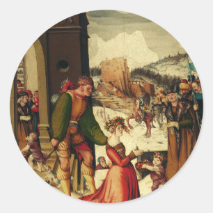 Saint Dorothy of Caesarea Classic Round Sticker