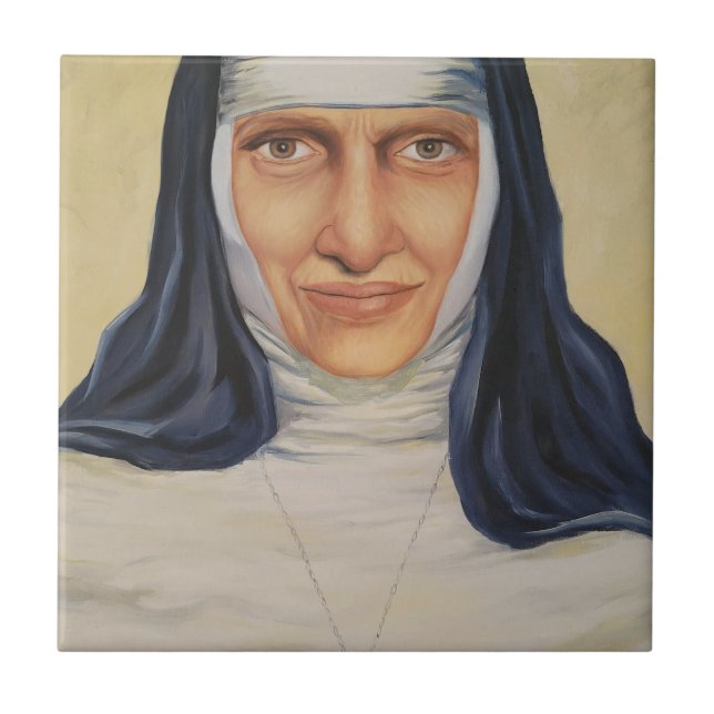 Saint Dulce of the Poor Ceramic Tile (Front)