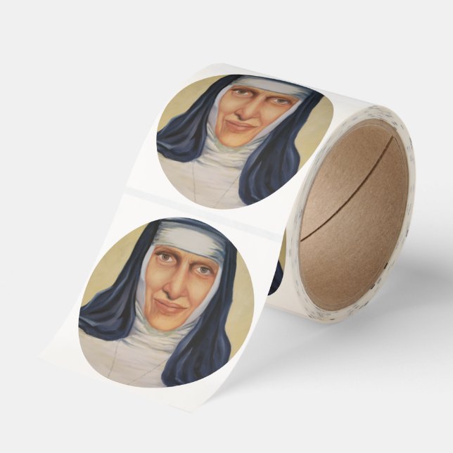 Saint Dulce of the Poor Classic Round Sticker (Roll)