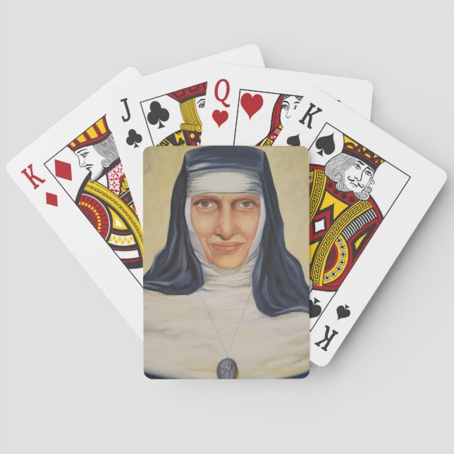 Saint Dulce of the Poor Poker Cards (Back)