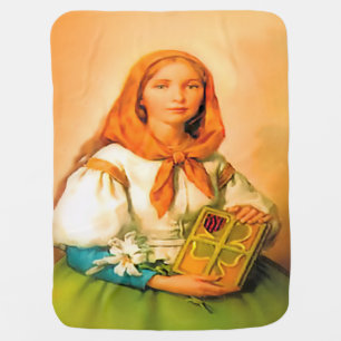 Saint Dymphna Baby Blanket