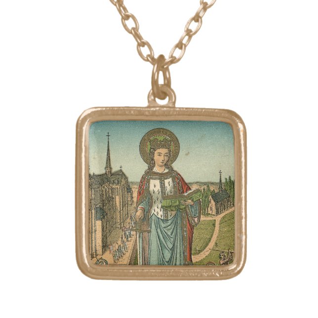 Saint Dymphna Necklace (Front)