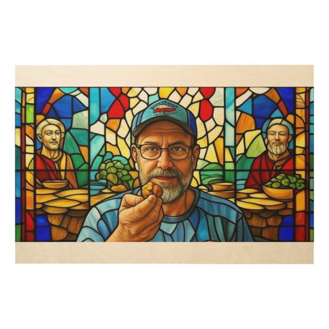 Saint Ed Wood Wall Art (Front)