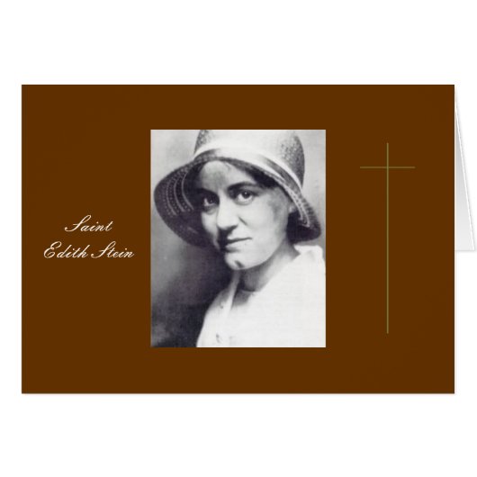 Saint Edith Stein Cards (Front Horizontal)