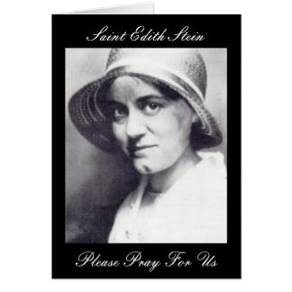 Saint Edith Stein Please Pray For Us Cards