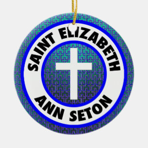 Saint Elizabeth Ann Seton Ceramic Ornament
