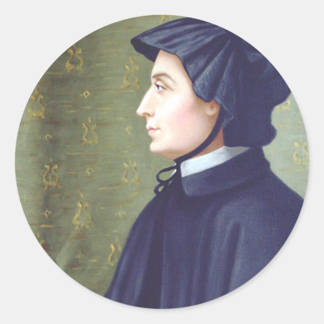 Saint Elizabeth Ann Seton Classic Round Sticker (Front)