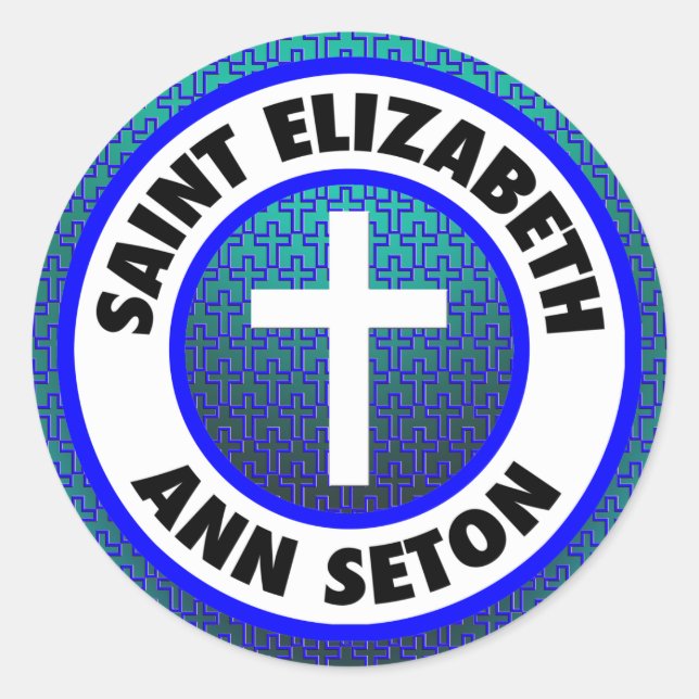 Saint Elizabeth Ann Seton Classic Round Sticker (Front)