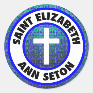 Saint Elizabeth Ann Seton Classic Round Sticker