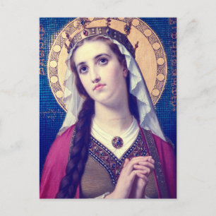 Saint Elizabeth of Hungary Holiday Postcard