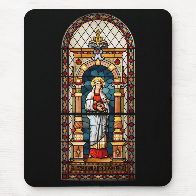 Saint Elizabeth of Hungary Mouse Pad (Front)