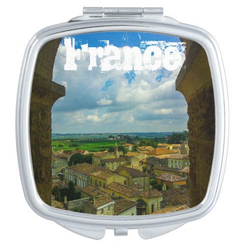 Saint_milion France Architecture French Gironde Compact Mirror