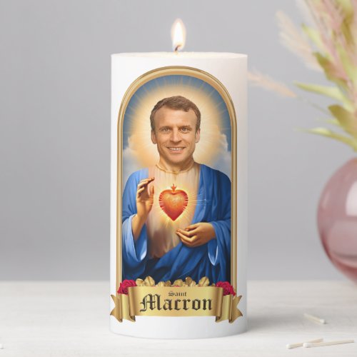 Saint Emmanuel Macron Prayer Candle