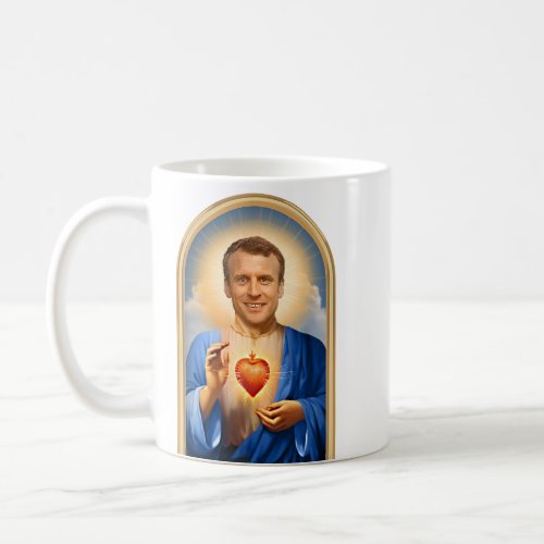 Saint Emmanuel Macron Prayer Coffee Mug