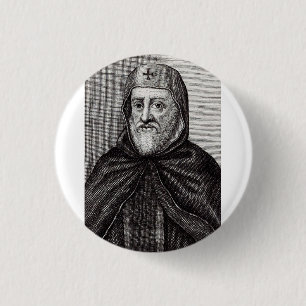 Saint Ephrem the Syrian Christian theologian Button