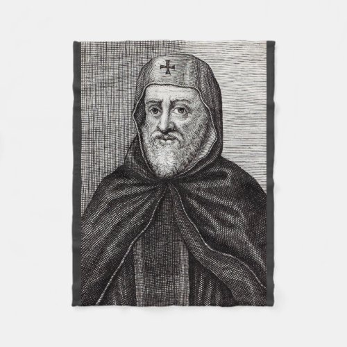 Saint Ephrem the Syrian Christian theologian Fleece Blanket
