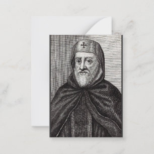 Saint Ephrem the Syrian Christian theologian Note Card