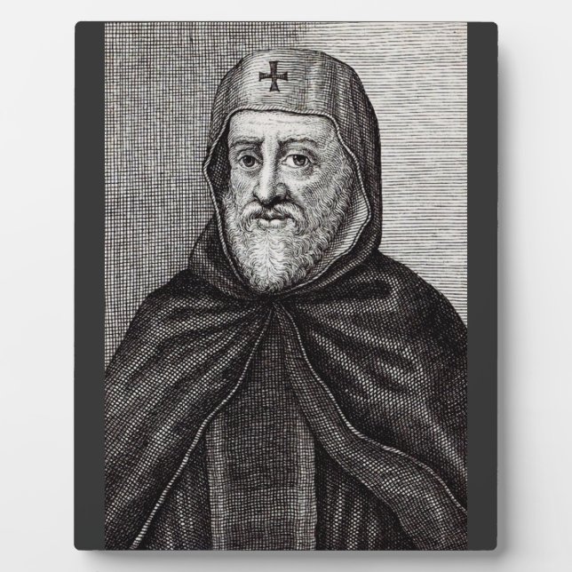 Saint Ephrem the Syrian Christian theologian Plaque (Front)