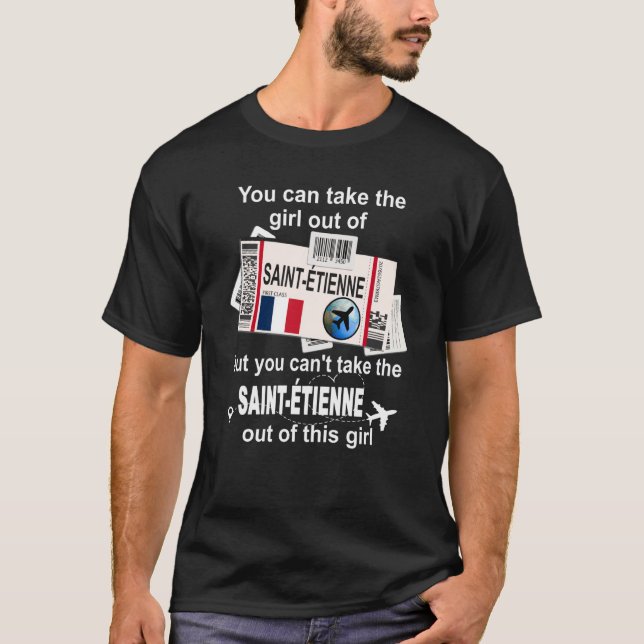 Saint Étienne Boarding Pass Saint Étienne Girl T-Shirt (Front)