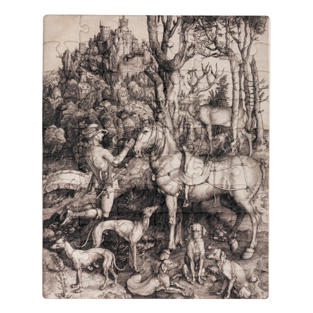 Saint Eustace c. 1501 Jigsaw Puzzle (Puzzle Vertical)