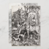Saint Eustace Engraving by Albrecht Durer (Front/Back)