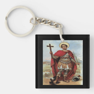 Saint Expedite martyred saint Keychain