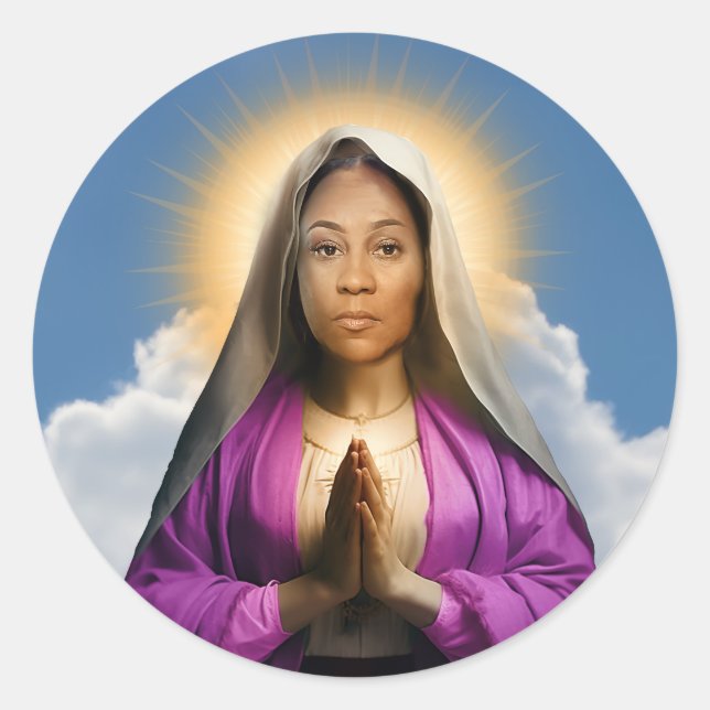 Saint Fani Willis Prayer Candle Classic Round Sticker (Front)