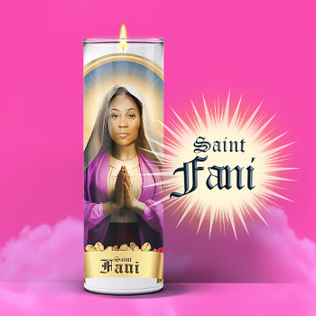 Saint Fani Willis Prayer Candle Sticker by Politicaltshirts at Zazzle