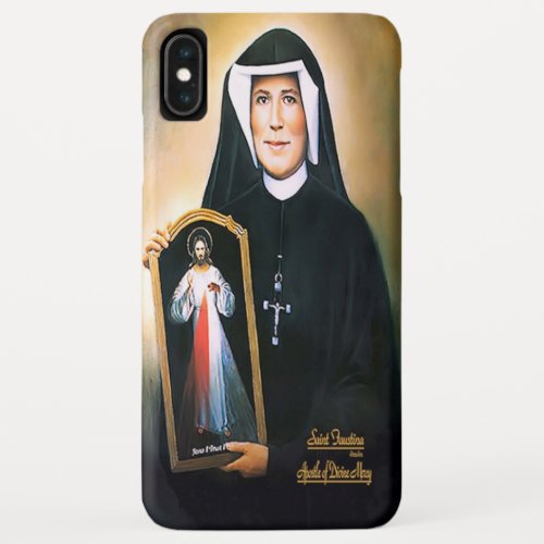 Saint Faustina Divine Mercy iPhone XS Max Case