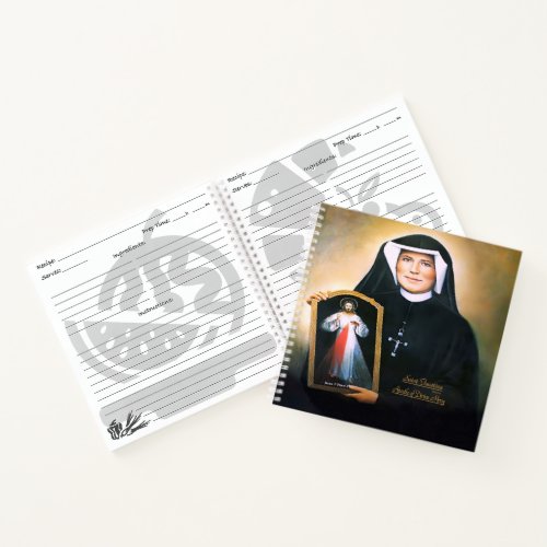 Saint Faustina Divine Mercy Notebook